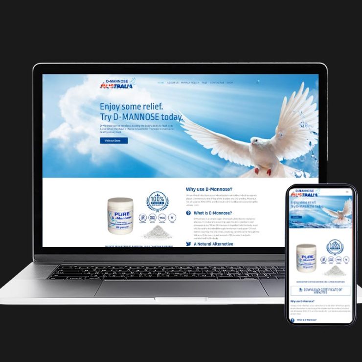 D-Mannose Australia ecommerce website