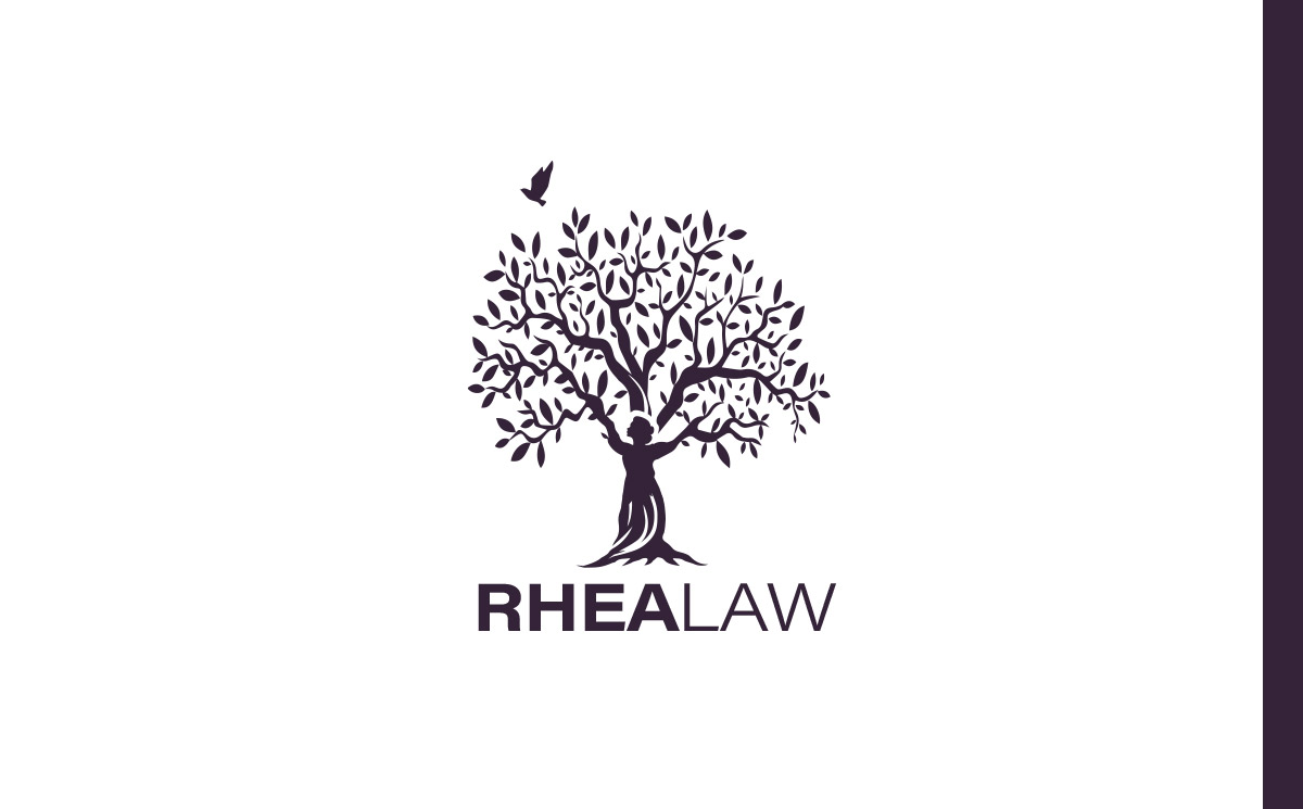 RheaLaw Logo Design