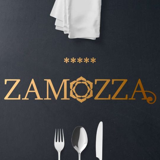 Zamozza Restaurant Logo Design