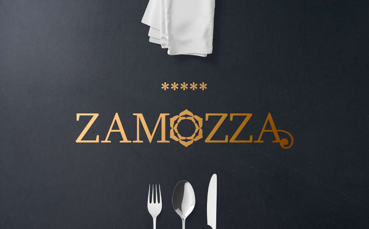Zamozza Restaurant Logo Design